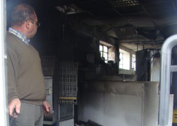 Incêndio consumiu café do Mercado Municipal