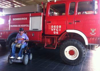 Oliveirenses solidários com bombeiro que ficou tetraplégico
