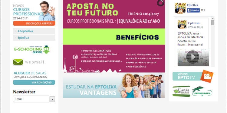 Novo site da EPTOLIVA já está a funcionar