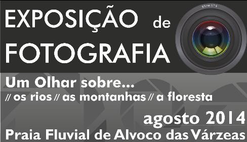 Exposição de fotografia na praia fluvial de Alvoco das Várzeas