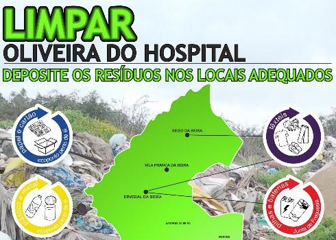 Município de Oliveira do Hospital reforça campanha de sensibilização ambiental