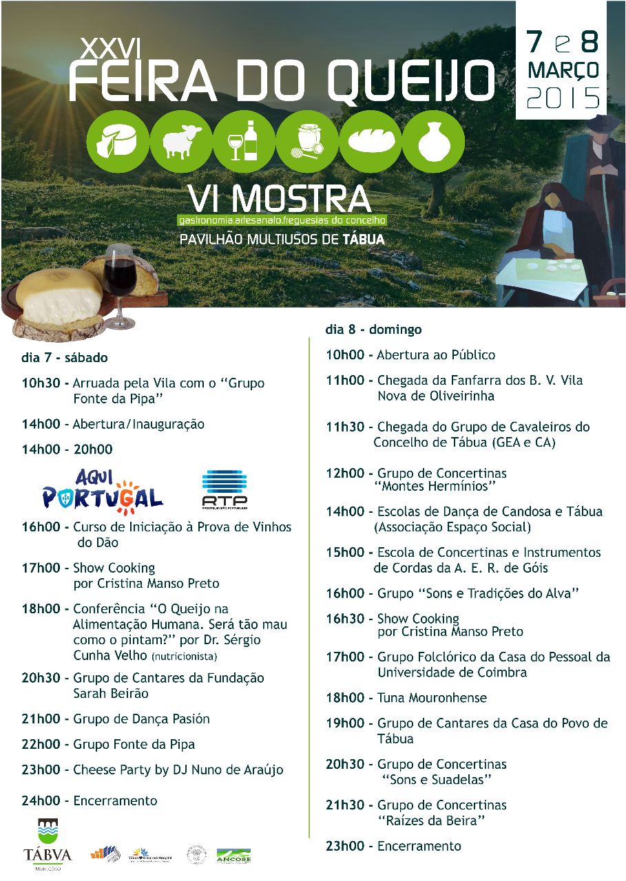 flyer feira do queijo 2015 tábua