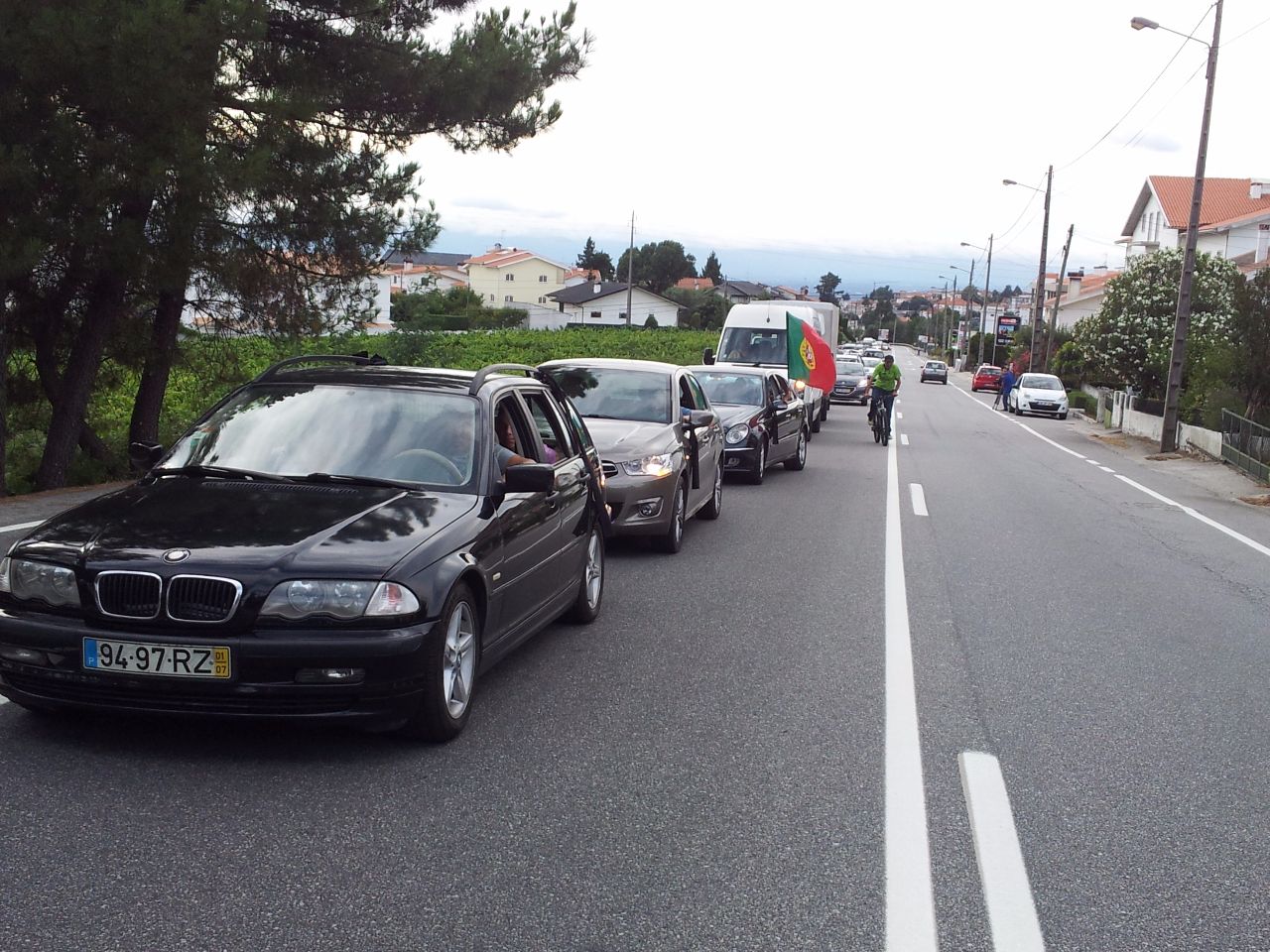 Marcha lenta “parou” Estrada da Beira