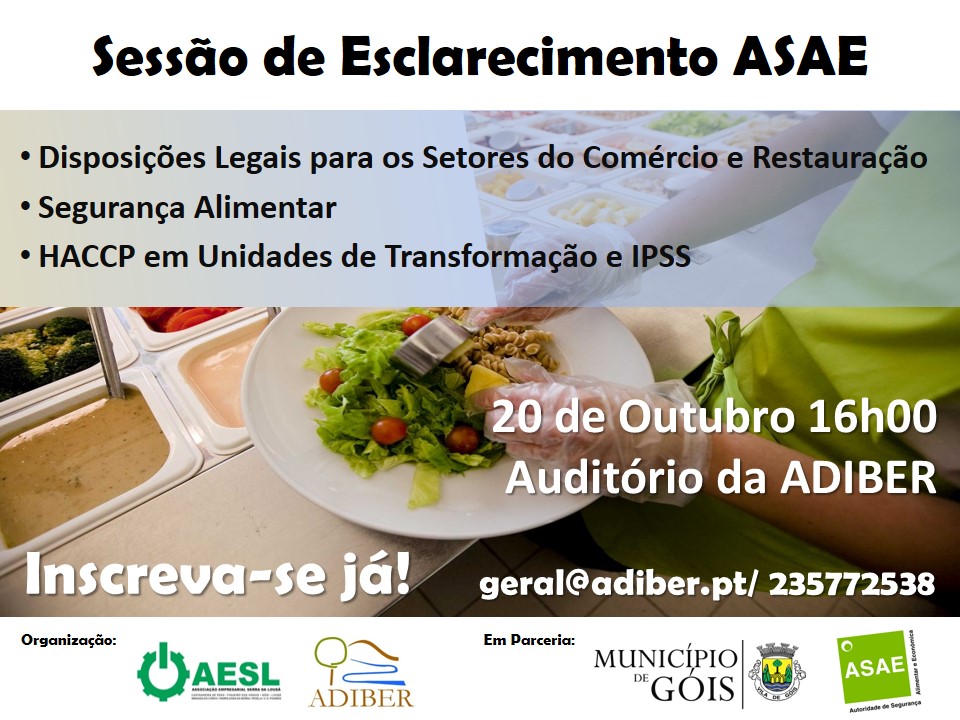 Licenciamento Comercial e Segurança Alimentar em debate em Góis