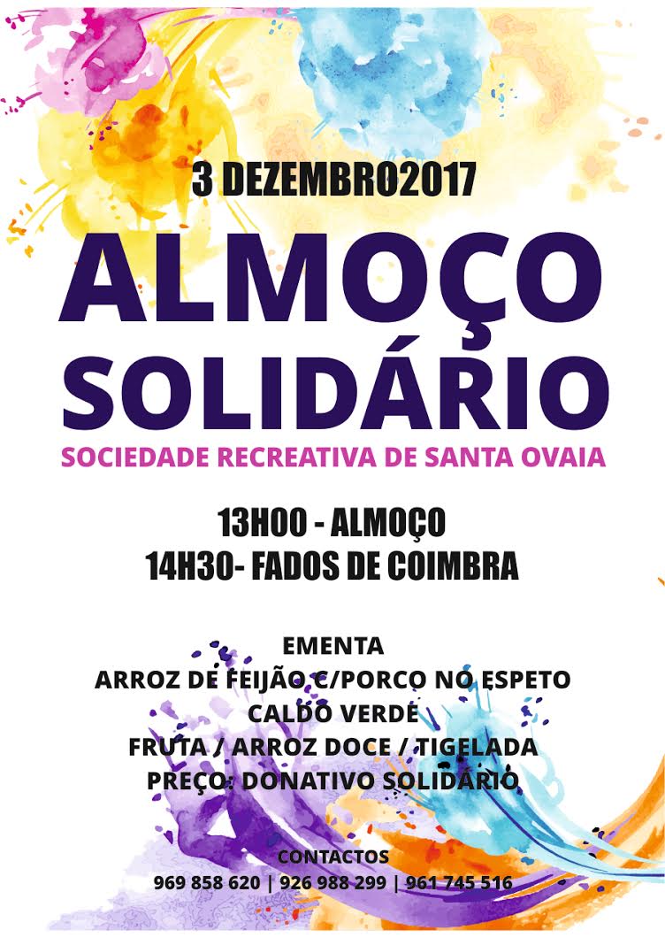 Almoço Solidário Santa Ovaia