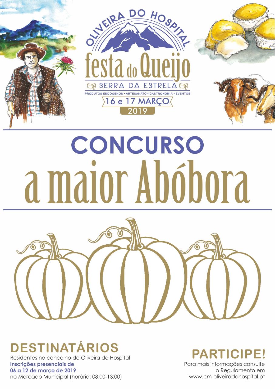 Cartaz Concurso A Maior Abóbora'19