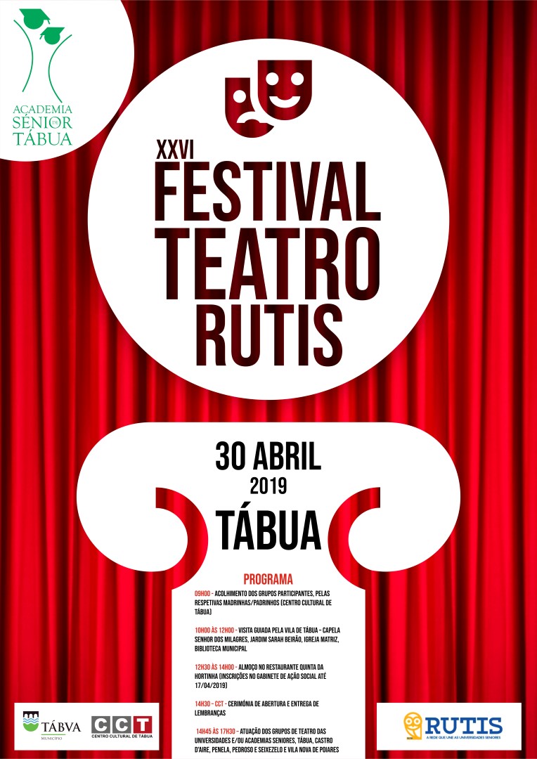 CARTAZ FESTIVAL DE TEATRO DA RUTIS