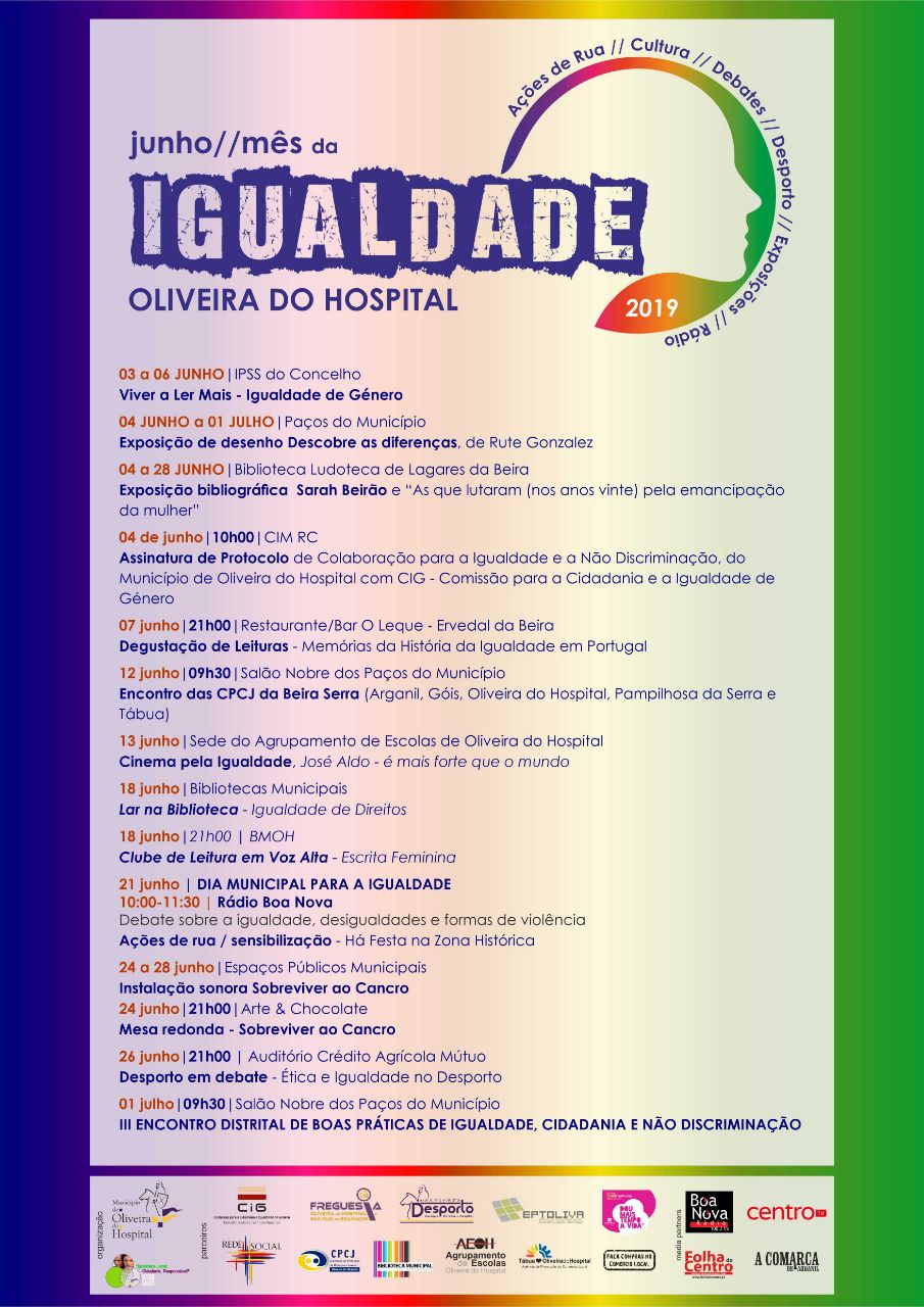 Programa junho mes da igualdade