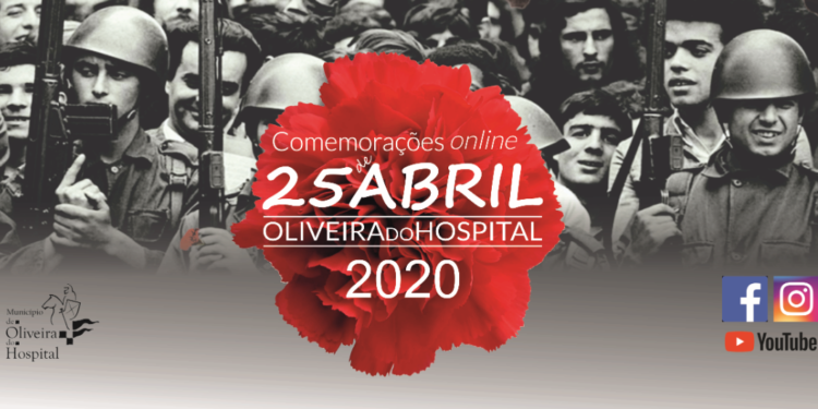 Município de Oliveira do Hospital celebra 25 de Abril na internet