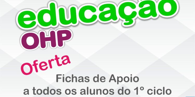 Câmara Municipal de Oliveira do Hospital oferece cadernos de exercícios aos alunos do 1º CEB