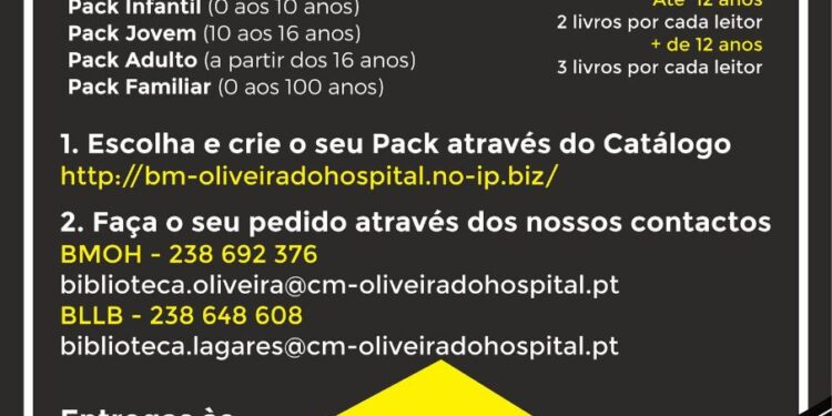 BIBLIO EXPRESSO: Município de Oliveira do Hospital entrega livros em casa