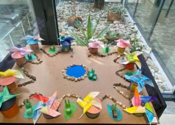 Mostra infantil Montanhinhas para visitar na Biblioteca Municipal