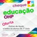 Câmara Municipal de Oliveira do Hospital oferece cadernos de exercícios aos alunos do 1º CEB