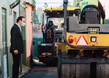 Presidente da Câmara de Tábua visita obras no concelho