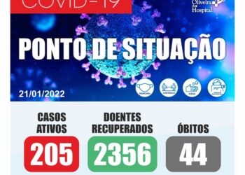 COVID-19 – número de casos ativos sobe para 205
