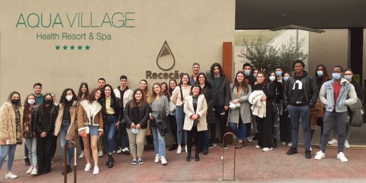 Alunos da ESTGOH no Aqua Village Health Resort & Spa