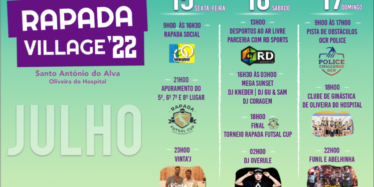 Rapada Village. O festival que promete refrescar este fim de semana com música, desporto e lazer
