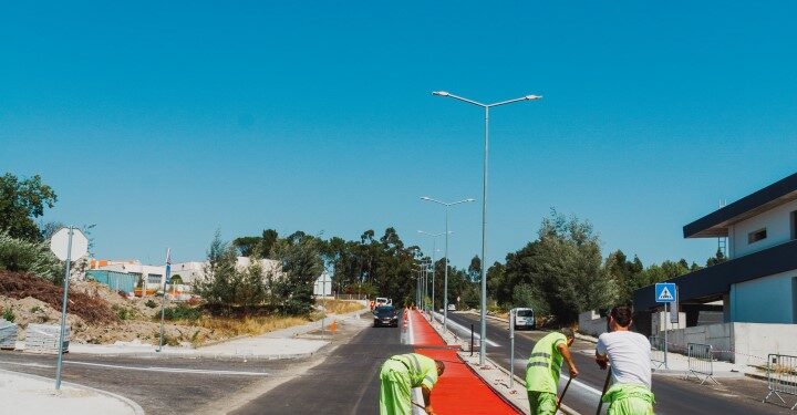 Continuam a avançar as obras nas vias urbanas de Tábua