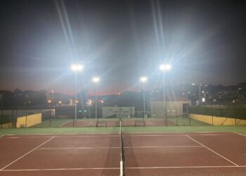 Complexo Municipal de Ténis com nova iluminação