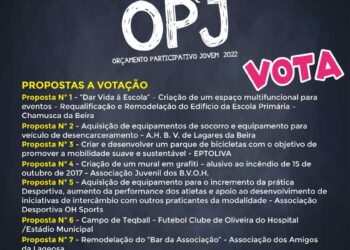 Orçamento Participativo Jovem: votação online nas propostas de 16 a 23 de dezembro