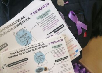 ADIBER realizou ação de sensibilização sobre o Dia de Luto Nacional pelas Vítimas de Violência Doméstica