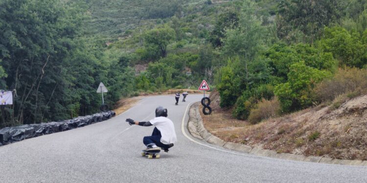 Campeão do mundo foi o mais rápido no evento Alva Skate Fest em Oliveira do Hospital