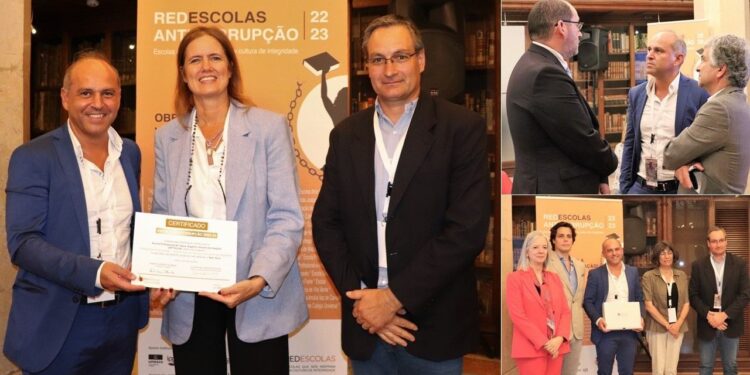 EPTOLIVA – Única Escola da Região de Coimbra com Selo de Ouro na RedEscolas AntiCorrupção