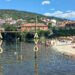 Baloiço dentro do rio Alva é o novo atrativo da Praia Fluvial de Avô