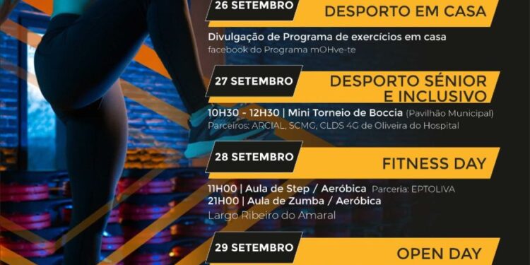 Município de Oliveira do Hospital comemora Semana Europeia do Desporto com várias atividades
