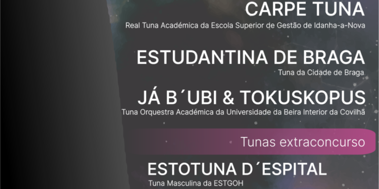 Festival de Tunas Académicas regressa a Oliveira do Hospital no próximo sábado