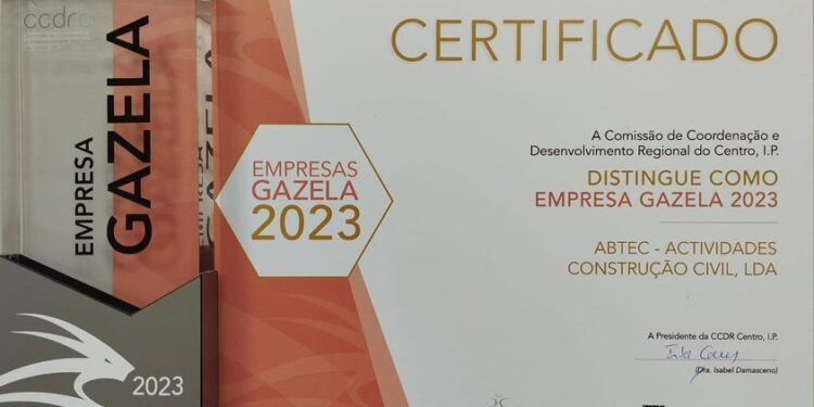 ABTEC na Zona Industrial de Oliveira do Hospital integra grupo das 135 “Empresas Gazela 2023” na Região Centro