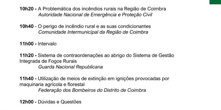 CIM Região de Coimbra promove ação de sensibilização para operadores florestais sobre prevenção de incêndios rurais
