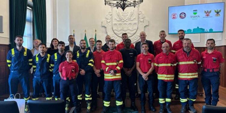 Bombeiros de Bilbao trocam experiências com congéneres de Tábua