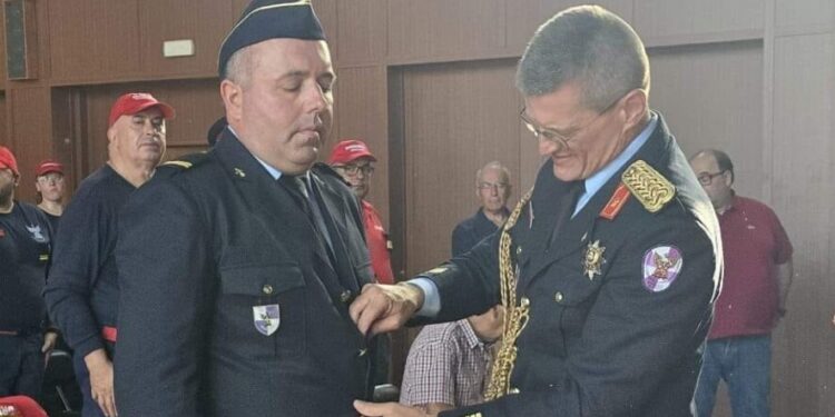 Marco Brito é o novo Adjunto de Comando dos Bombeiros Voluntários de Oliveira do Hospital