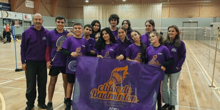 Clube de Badminton do AEOH com prestação meritória no segundo torneio oficial