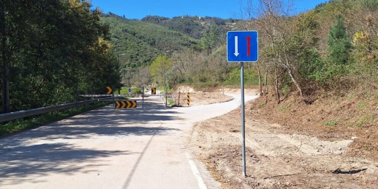 Reposta circulação no Vale do Alva com abertura de desvio provisório