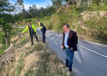 Presidente da Câmara visita pontos críticos de estradas nacionais com Infraestruturas de Portugal