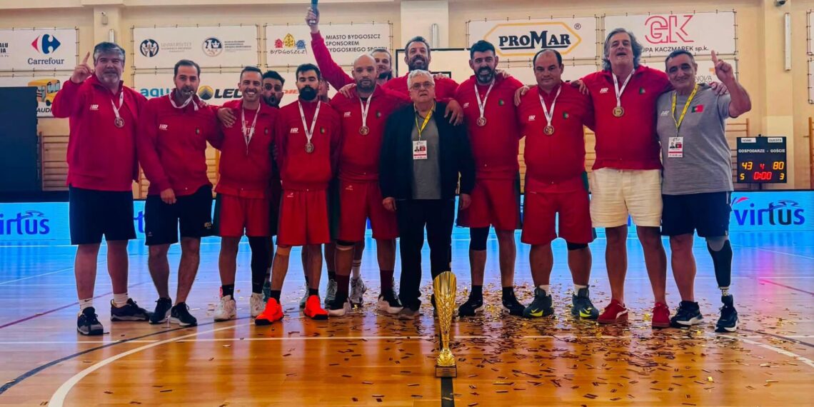 Cláudio Figueiredo conquista dois títulos europeus com a seleção portuguesa nos Jogos Virtus