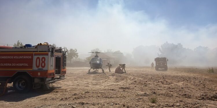 Incêndio em Gavinhos de Cima dominado em uma hora