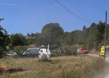 Homem ferido após queda de estrutura durante limpeza de poço em Aldeia de Nogueira