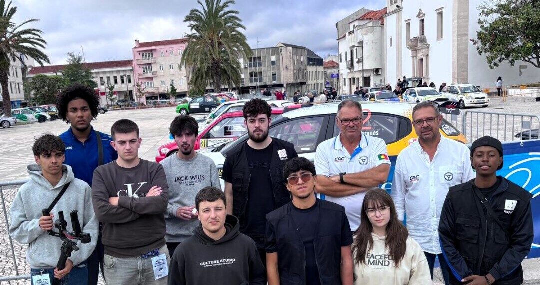 Alunos de Multimédia da Eptoliva e ITAP realizam cobertura audiovisual do Rally de Cantanhde
